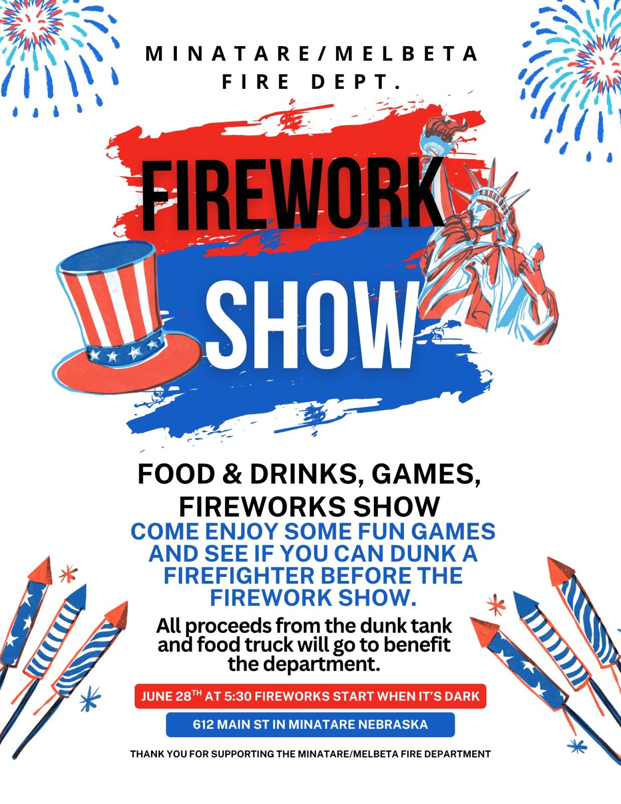 Event Promo Photo For Minatare Melbeta Fireworks Show