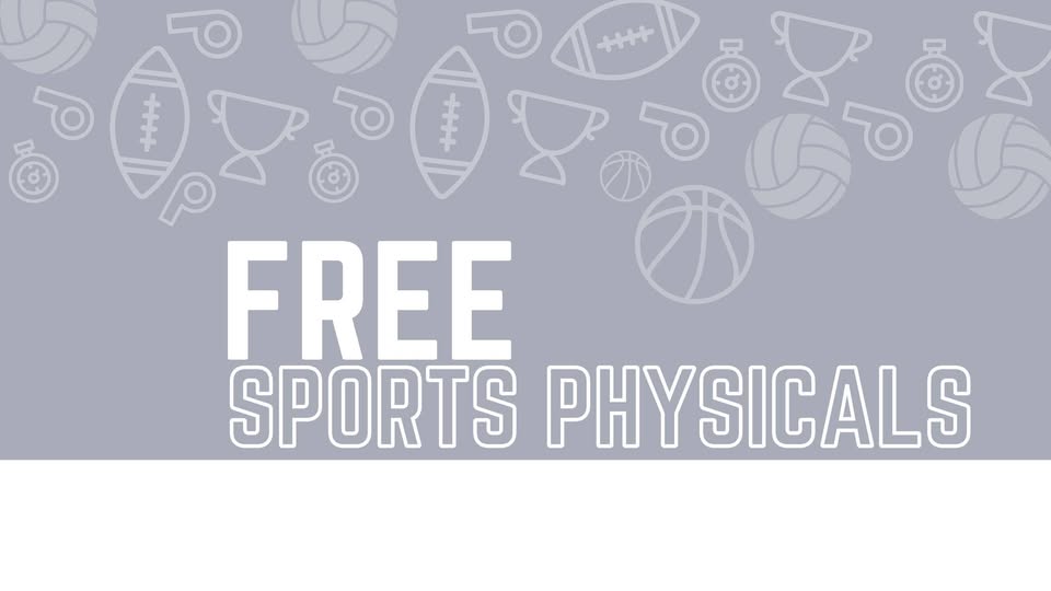 Event Promo Photo For FREE Walk-In Sports Physicals