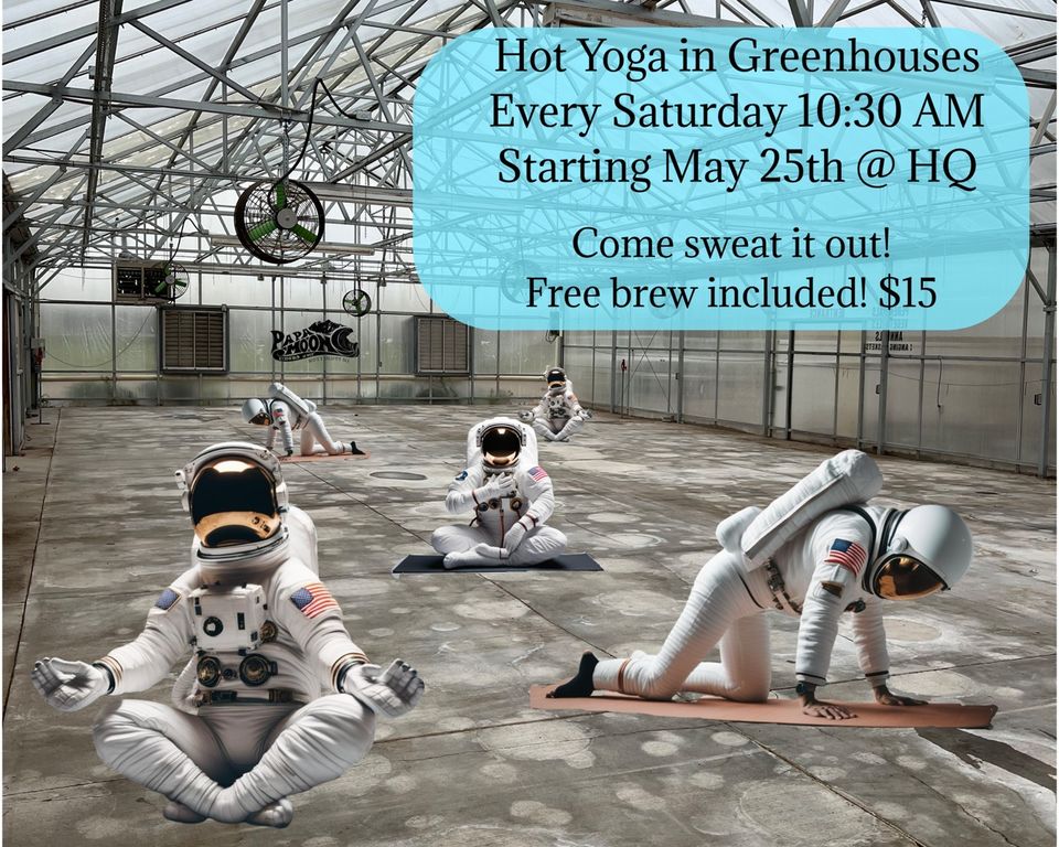 Event Promo Photo For Hot Yoga in Greenhouses