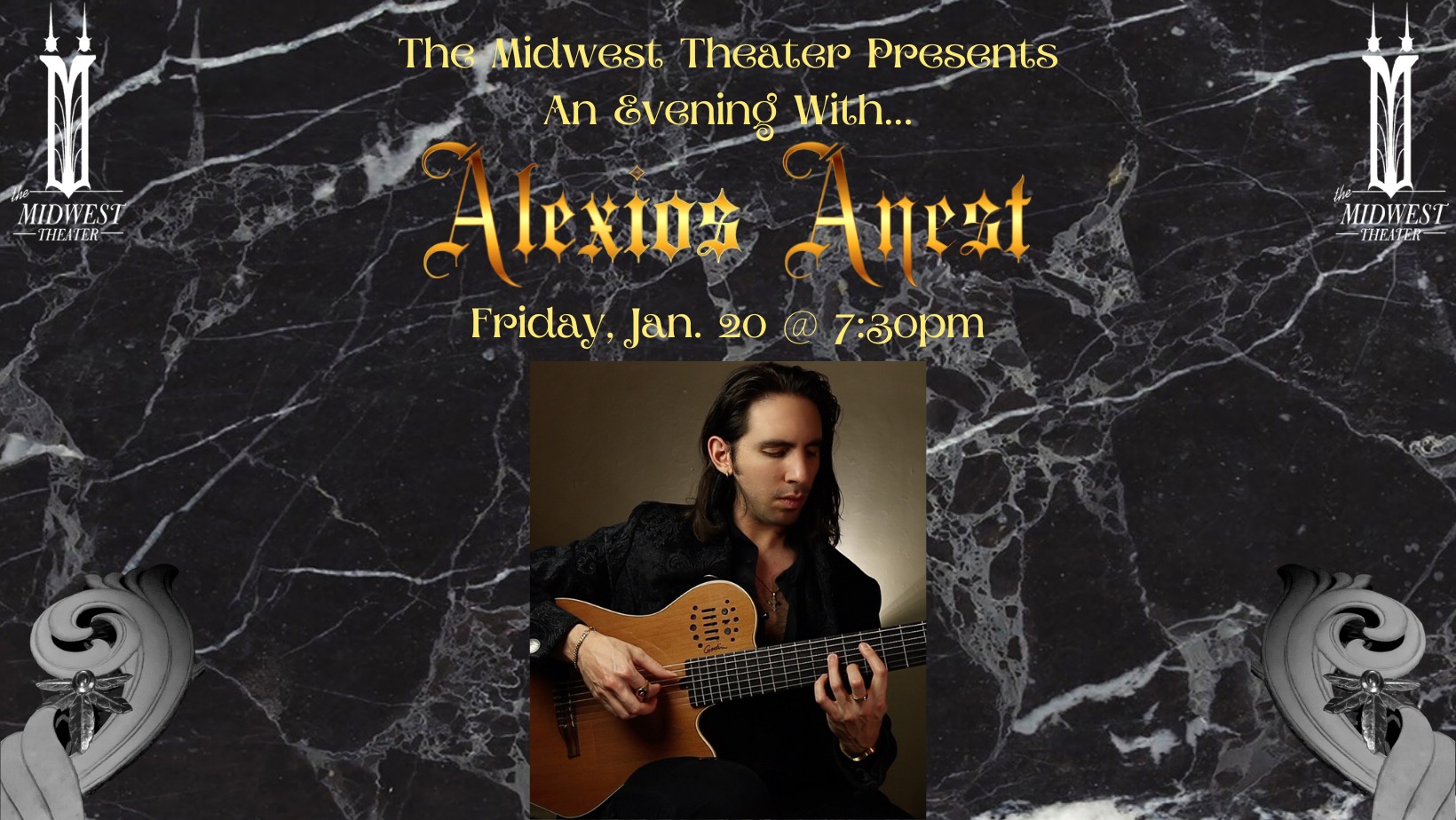 Event Promo Photo For An Evening with Alexios