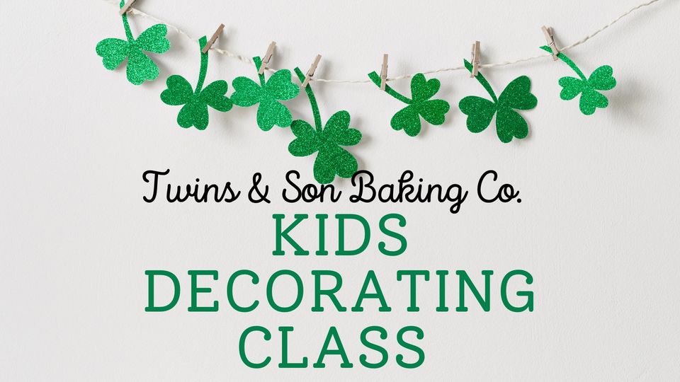 Event Promo Photo For Twins & Son Baking Co. Kids Decorating Class