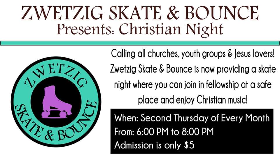 Event Promo Photo For Christian Skate Night