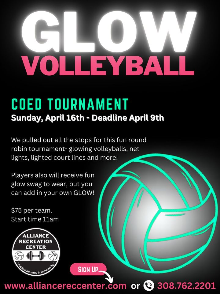 Event Promo Photo For GLOW Volleyball Tournament - COED