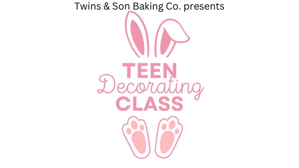 Event Promo Photo For Twins & Son Baking Co. TEEN Decorating Class