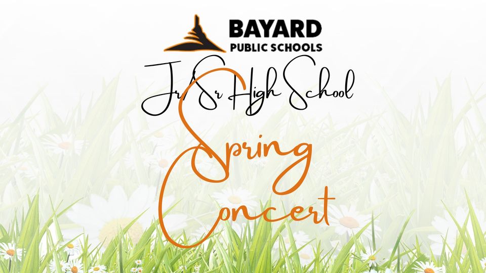 Event Promo Photo For Bayard Jr/Sr High School Spring Concert