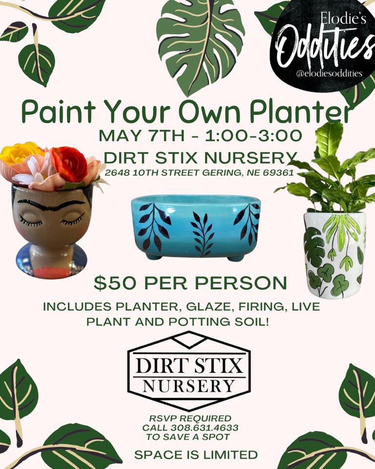 Event Promo Photo For Paint Your Own Planter