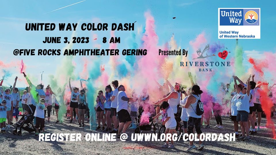 Event Promo Photo For United Way Color Dash presented by Riverstone Bank