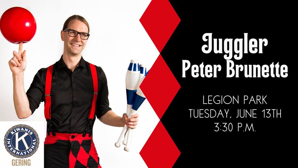 Event Promo Photo For Juggler Peter Brunette