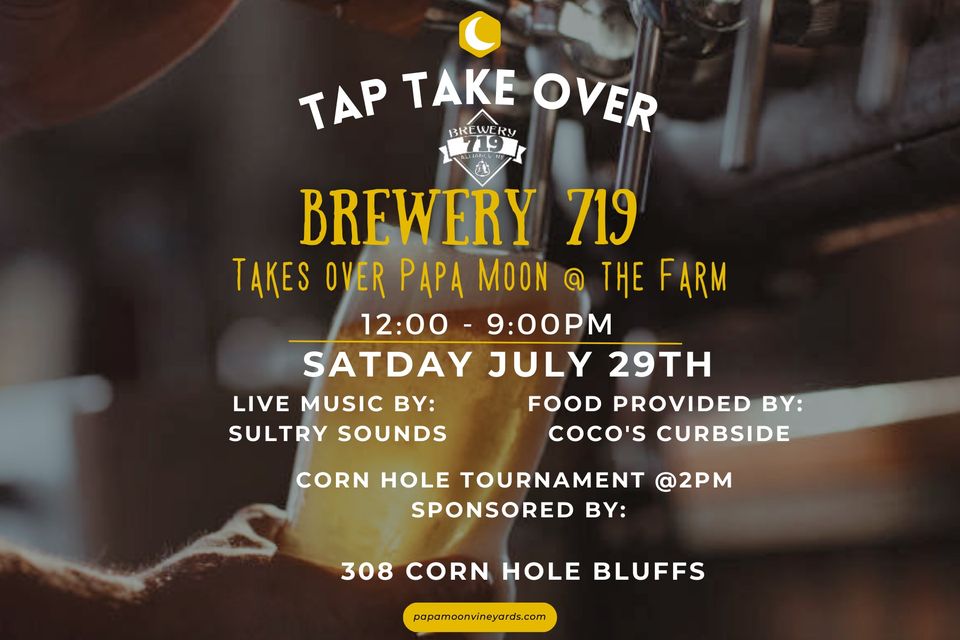 Event Promo Photo For Brewery 719 Takes Over Papa Moon