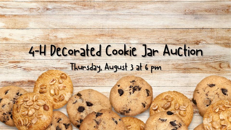 Event Promo Photo For 4-H Decorated Cookie Jar Auction