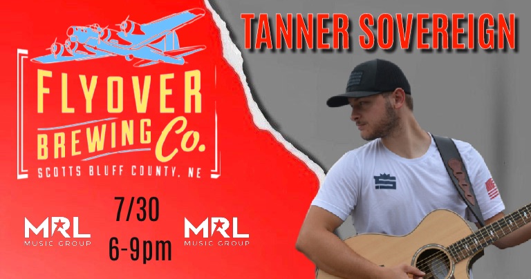 Event Promo Photo For Tanner Sovereign @ Flyover Brewing Company