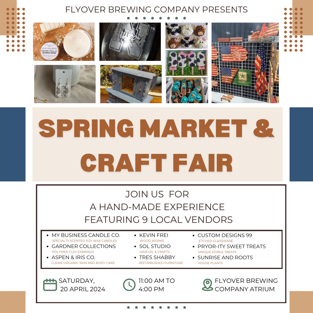 Event Promo Photo For Spring Market and Craft Fair