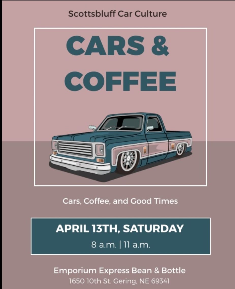 Event Promo Photo For Scottsbluff Cars & Coffee