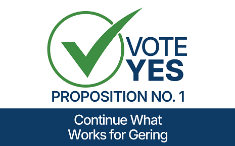 Vote Yes on Proposition 1 to Continue Growth for Gering Main Photo