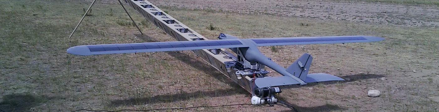 drone aircraft ready for take-off
