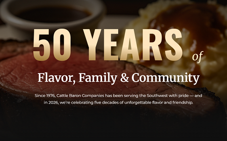 Cattle Baron Restaurants Celebrate 50 Years in New Mexico Main Photo