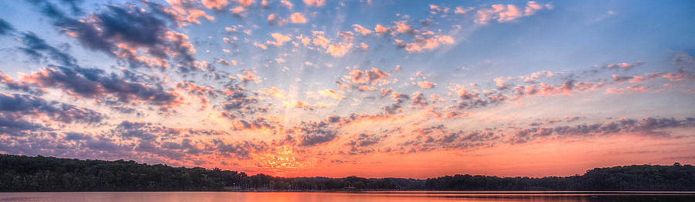 sunrise on a lake