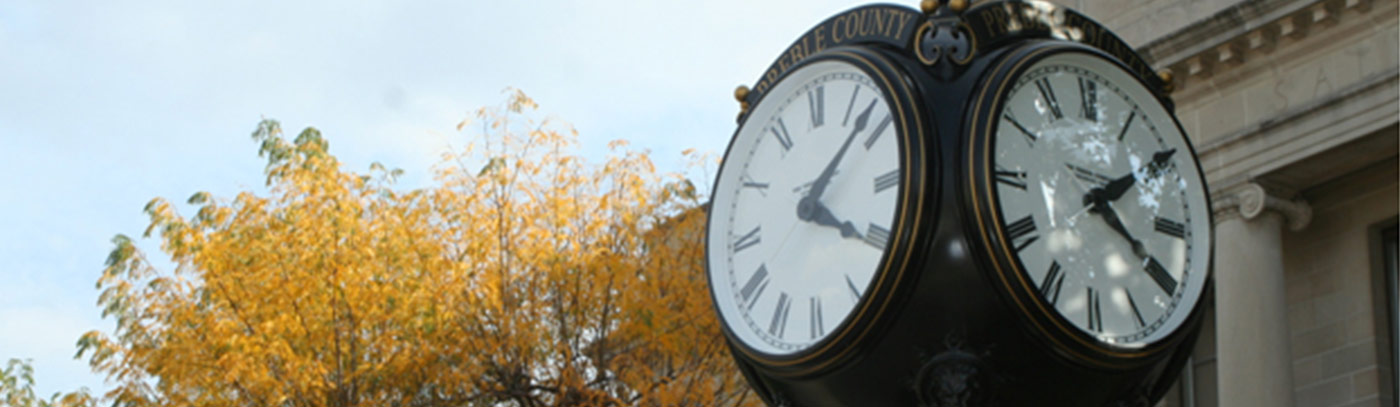 preble county downtown clock
