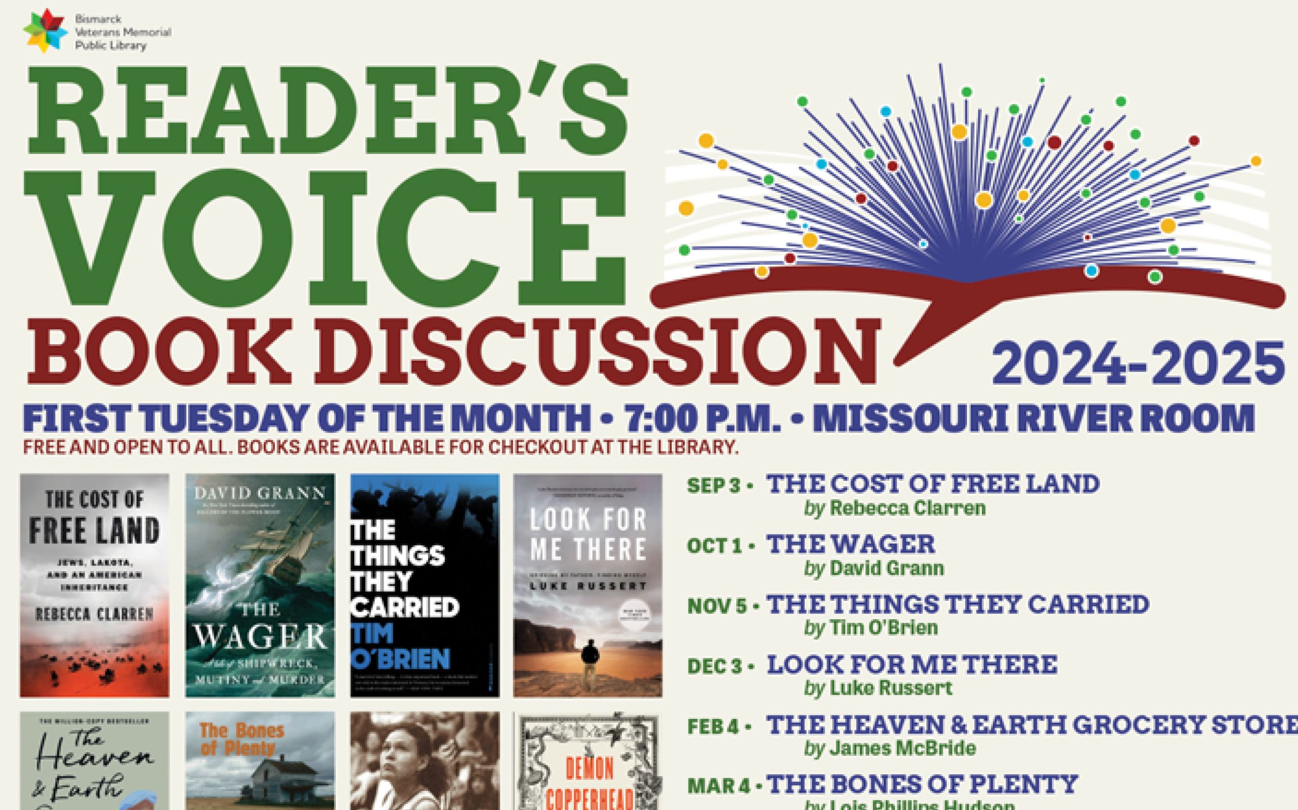 Readers Voice Book Club at Bismarck Veterans Memorial Public Library Photo
