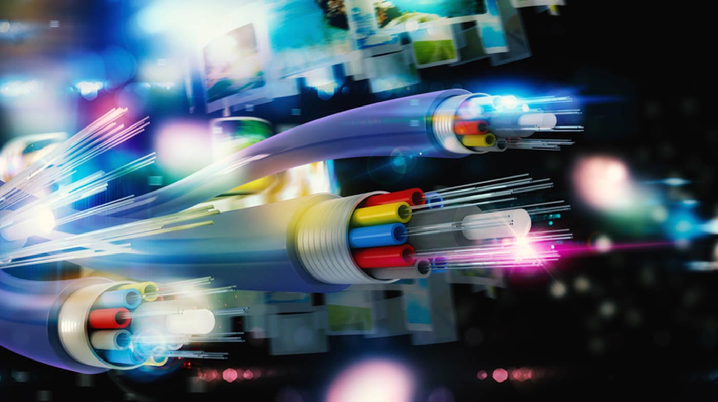 colorful fiber optics