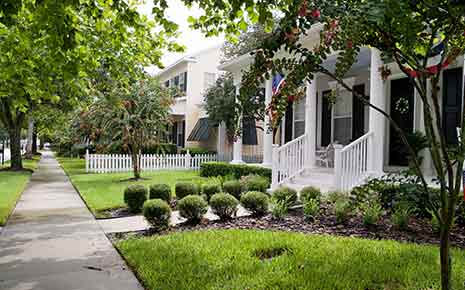 Home on a quiet neighborhood street