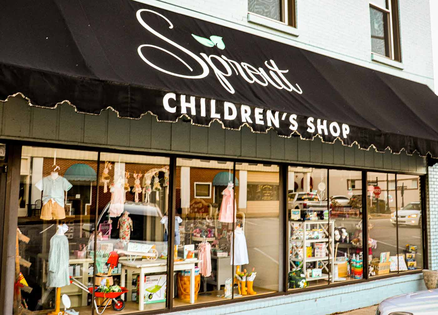 sprout children's shop storefront