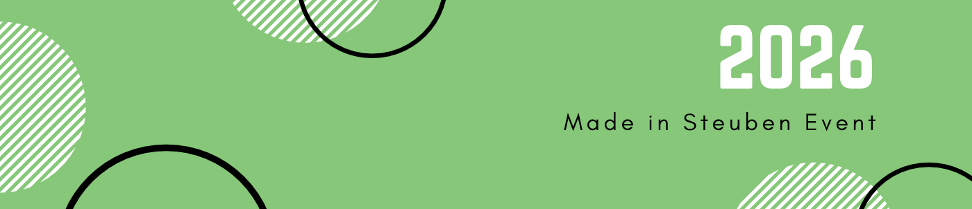 Green Made in Steuben Banner