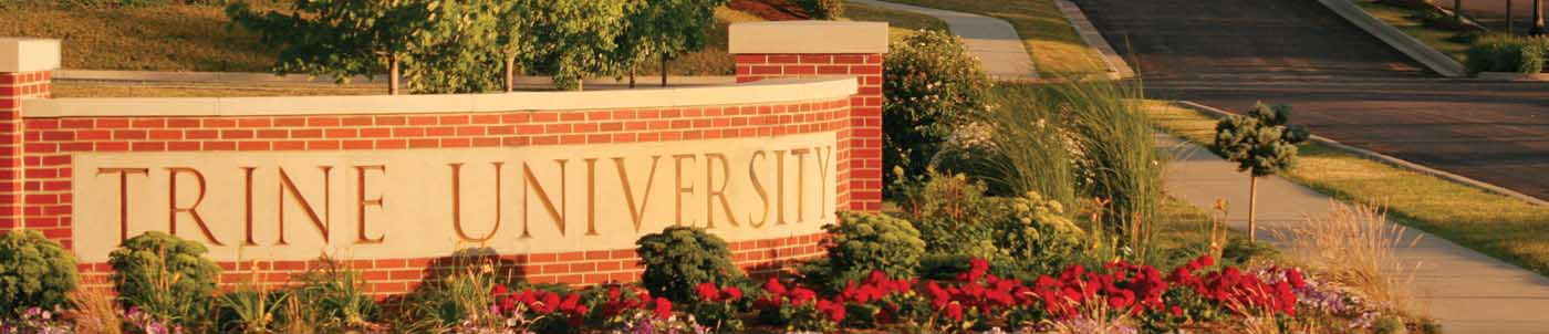 trine university sign