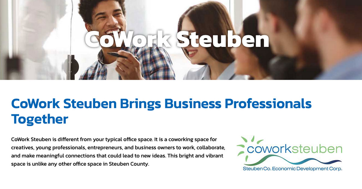 CoWork Steuben: Bringing Business Professionals Together Photo - Click Here to See