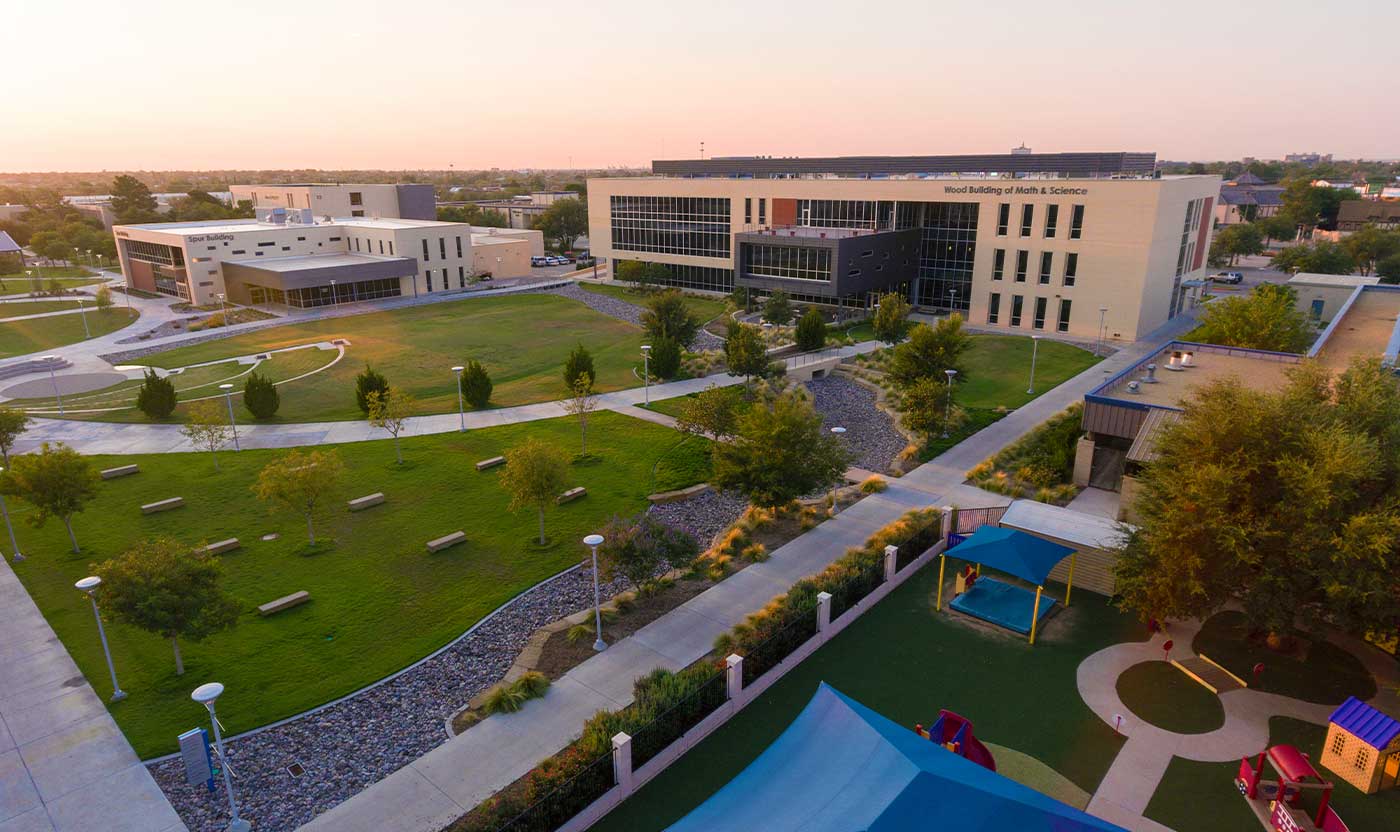 Odessa College Campus at sunset