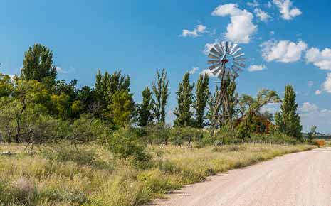 windmill in the country