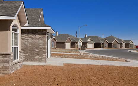 new homes in neighborhood