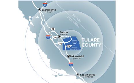 Click the Tulare County: Central Location, Endless Opportunities! slide photo to open