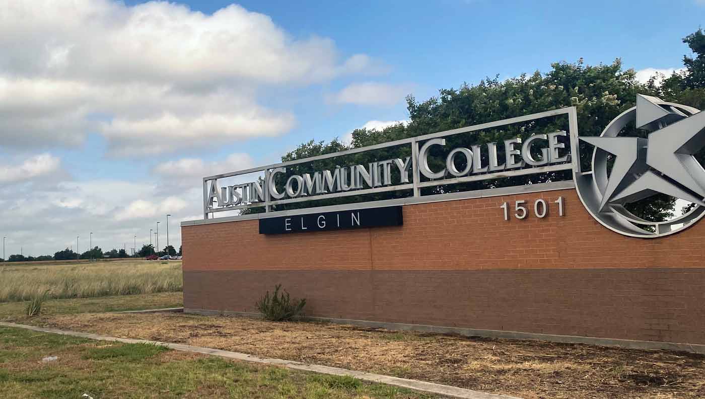 Austin Community College, Elgin sign