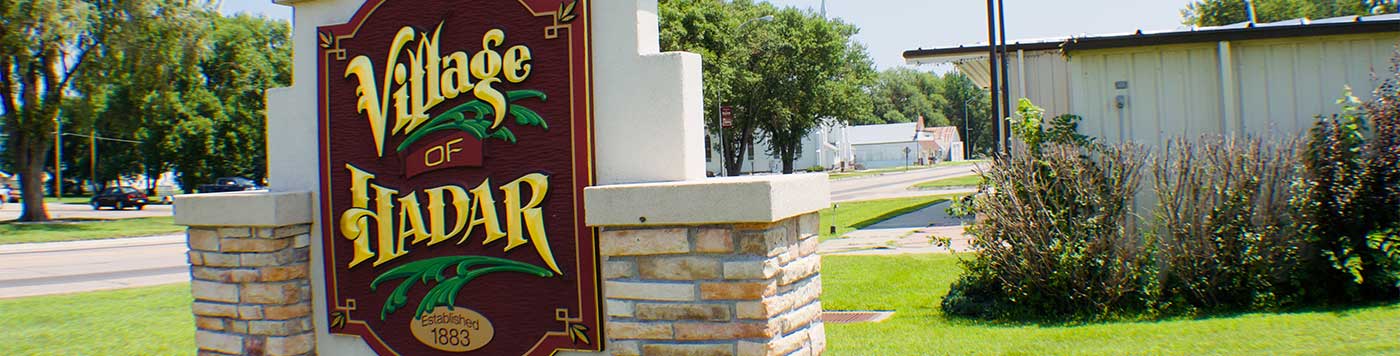 village of hadar sign