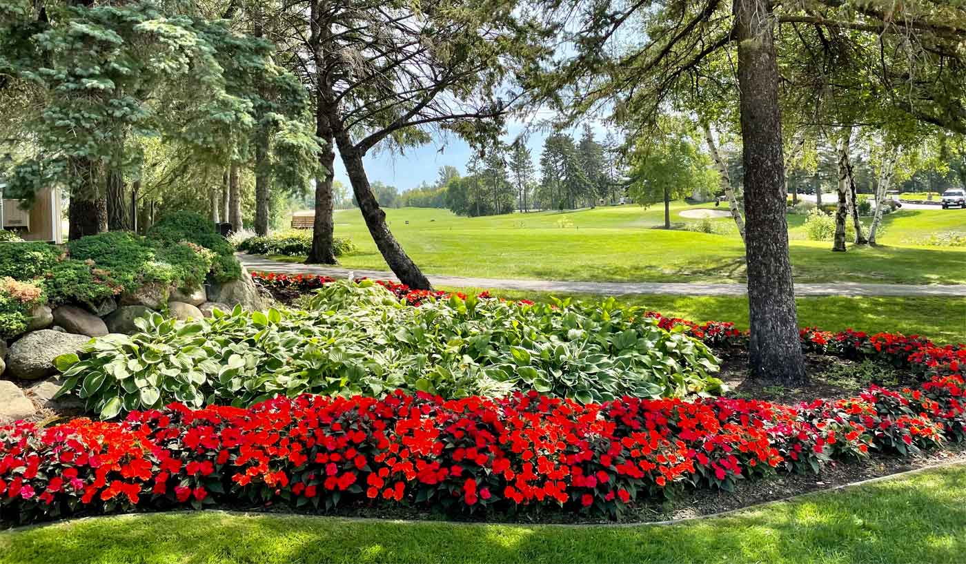 Landscaping at Deer Run Golf Course in Victoria, MN