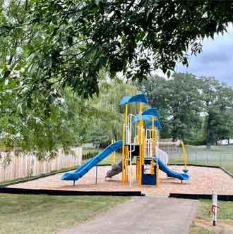 Marion Fields playground in Cologne, MN