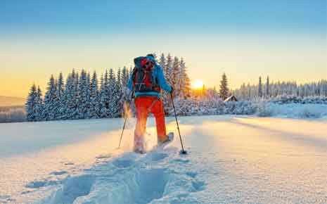 Snowshoeing Photo