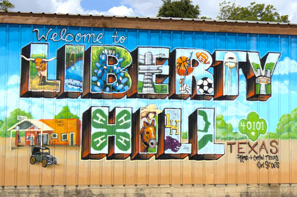 liberty hill mural
