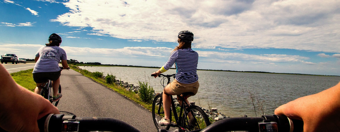 biking