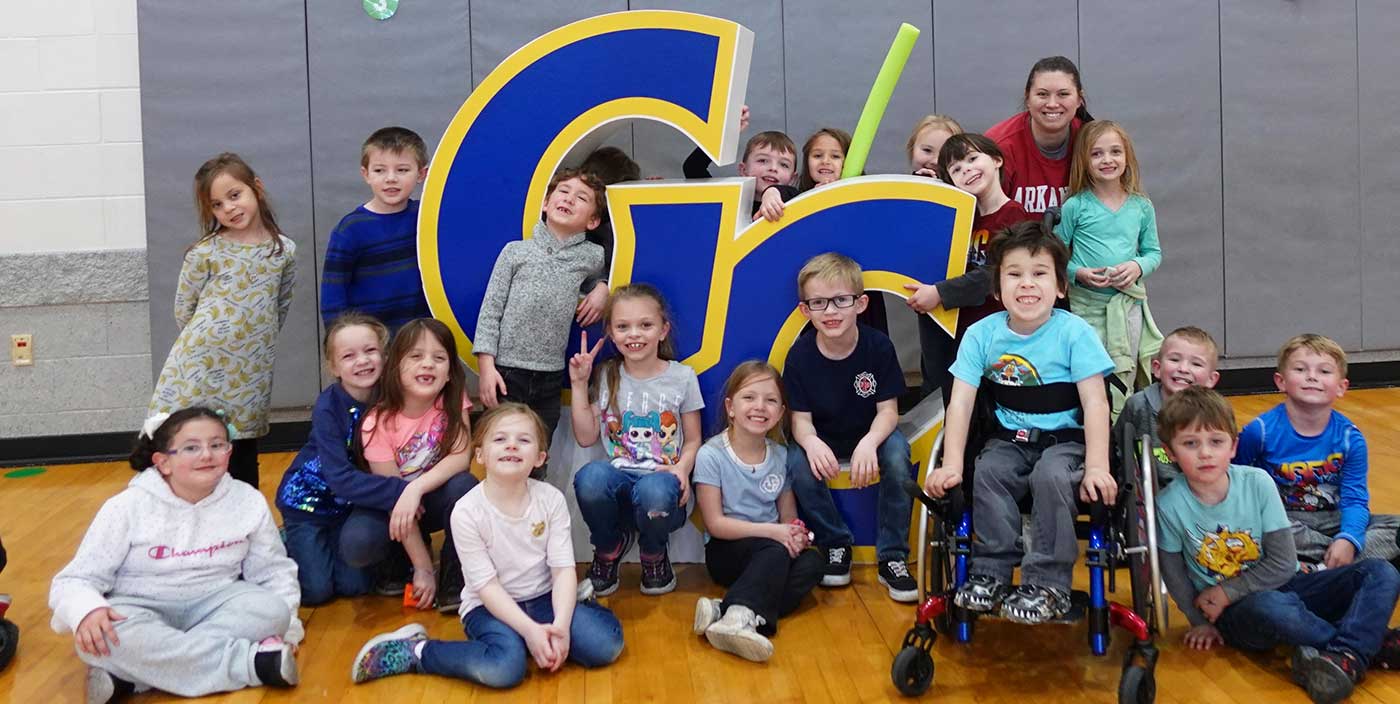 smiling greenfield-central school kids