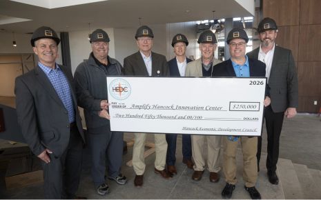 Thumbnail for HEDC gives $250,000 to Amplify Hancock Innovation Center