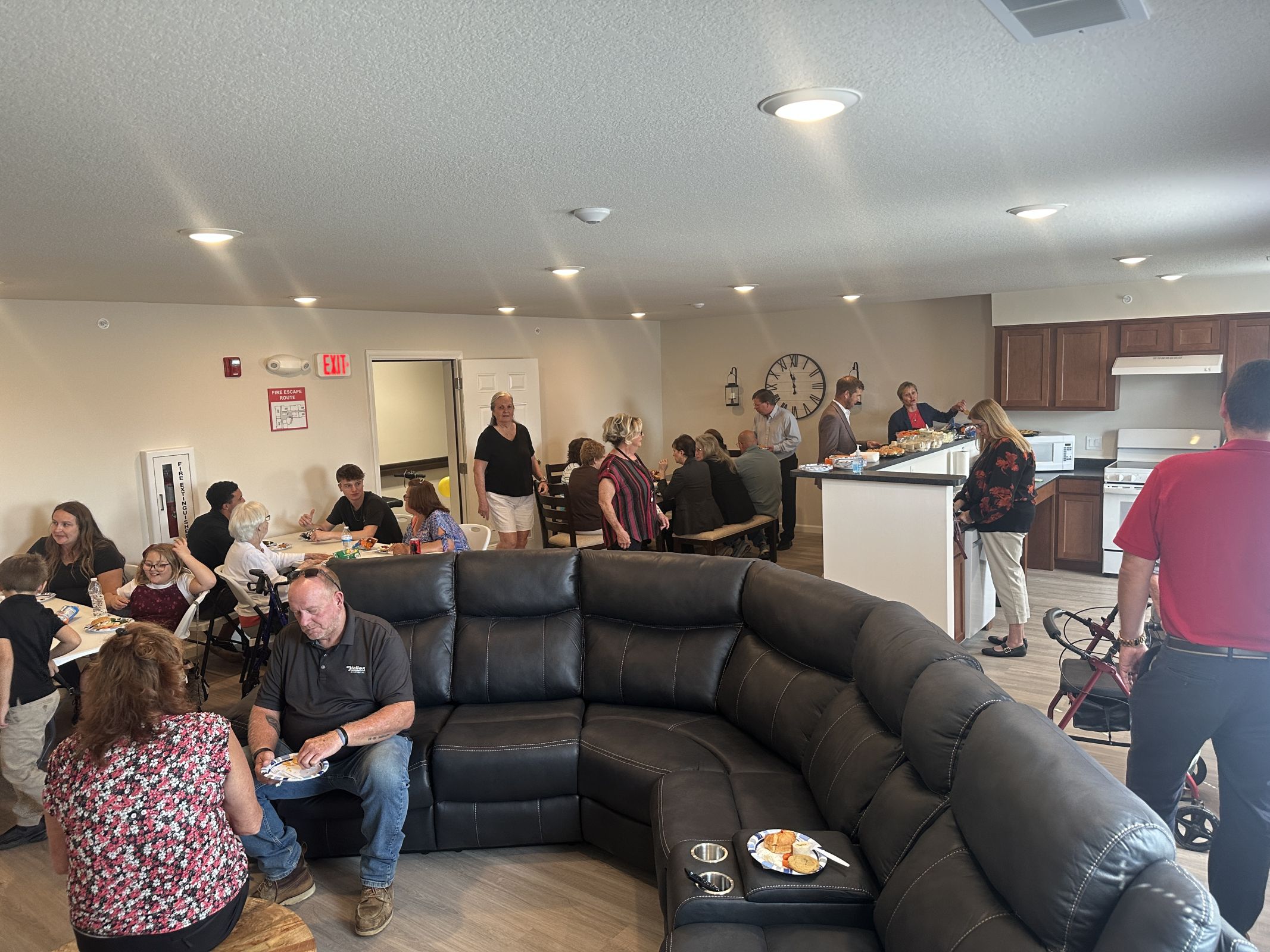 Visitors celebrate the grand opening of Ashton Acres in New Palestine in September 2025.