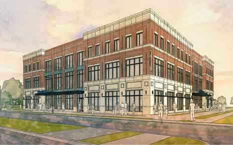 NineStar Connect Developing Building in McCordsville’s New Downtown Photo
