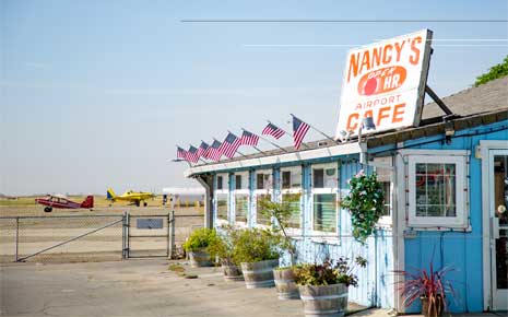 Nancy's Cafe at the local airport