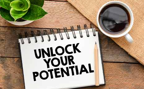unlock your potential sign
