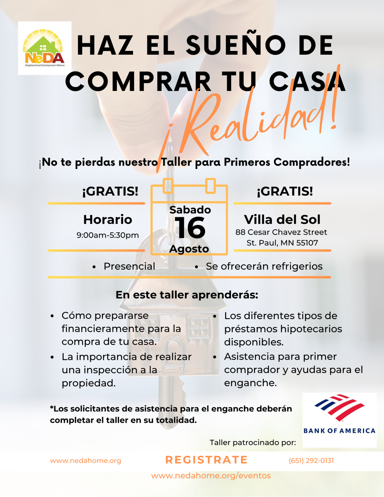 Event Promo Photo For GRATUITO- PRESENCIAL- Taller para Compradores de Casa (Home Stretch)