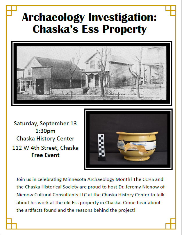 Archaeology Investigation: Chaska's Ess Property Photo