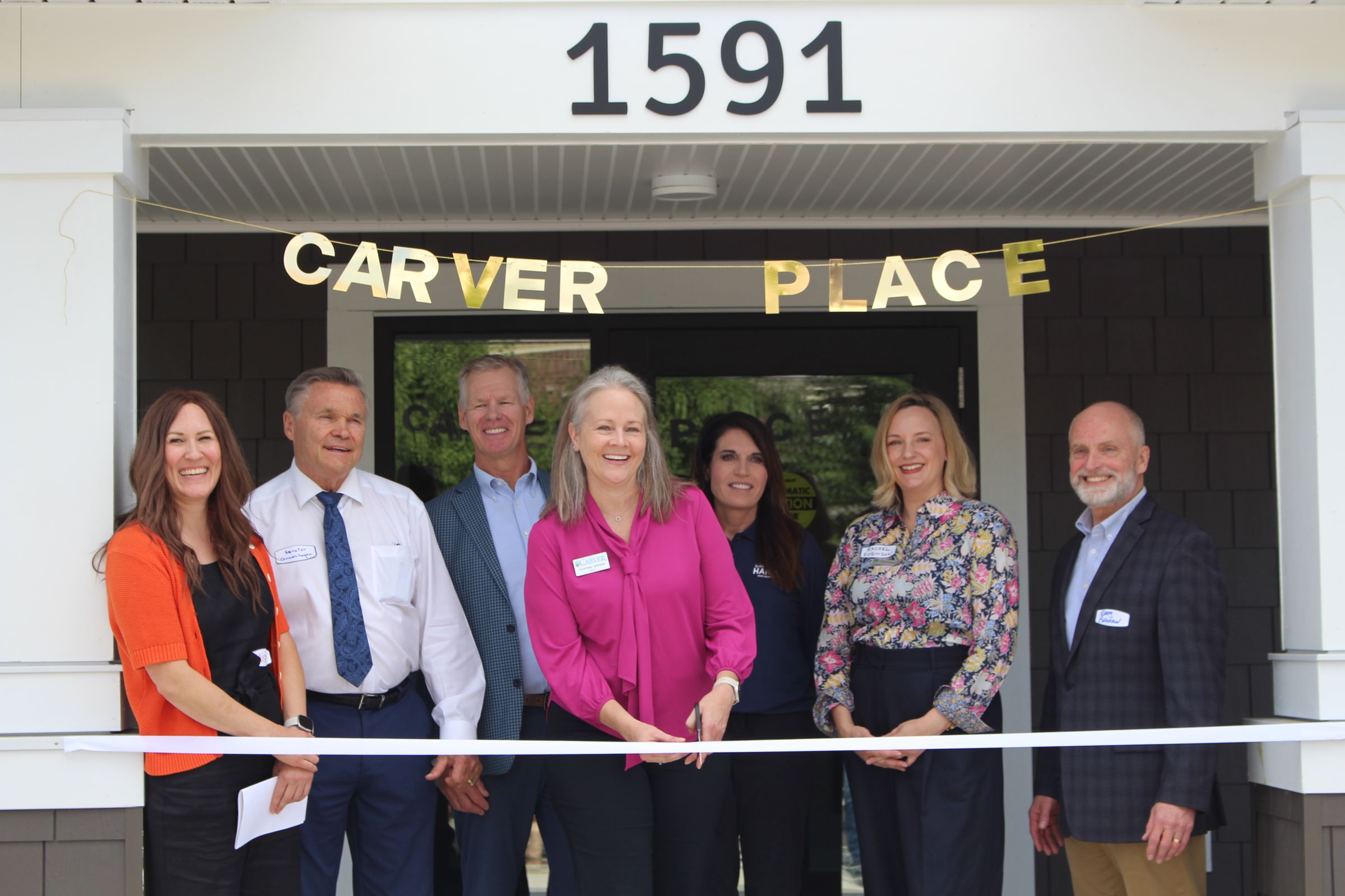 Carver Place Ribbon Cutting & CDA 45th Anniversary Photo