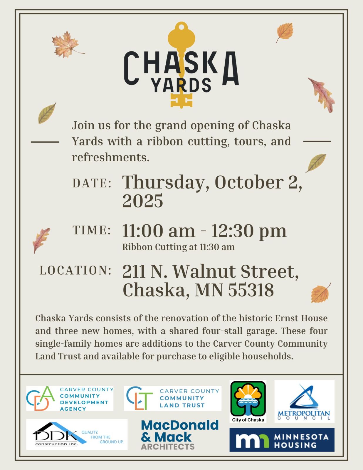 Chaska Yards Project Grand Opening Photo
